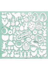 MINTAY MINTAY CHIPPIES - DECOR EASTER 2 12x12 CHIPBOARD