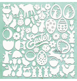 MINTAY MINTAY CHIPPIES - DECOR EASTER 2 12x12 CHIPBOARD