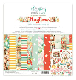 MINTAY MINTAY PLAYTIME 12x12 COLLECTION PACK 12 SHEETS + BONUS CUTOUTS