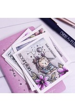 CHOU & FLOWERS CHOU & FLOWERS HORS-SÉRIE DOUDOULAND LES ASTROS COLLECTION DOUDOU SCORPION CLEAR STAMP SET