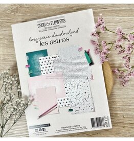 CHOU & FLOWERS CHOU & FLOWERS HORS-SÉRIE DOUDOULAND LES ASTROS COLLECTION A5 PAPETERIE CRÉATIVE A4 COLLECTION PACK