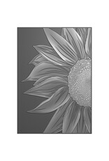 STAMPS BY ME STAMPS BY ME SIGNATURE EMBOSSING FOLDER - WILD SUNFLOWER