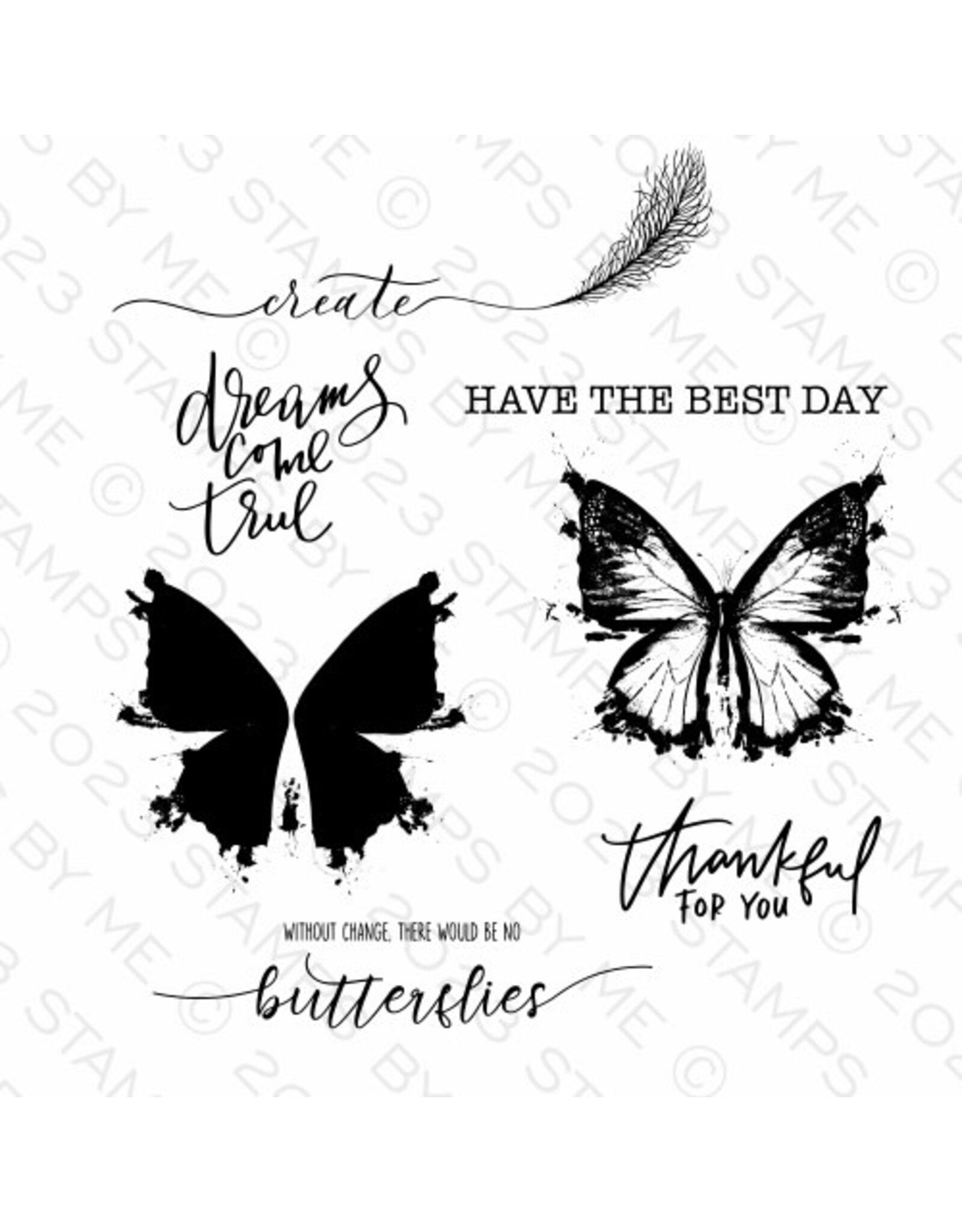 STAMPS BY ME STAMPS BY ME CLEAR STAMP SET - THANKFUL FOR YOU