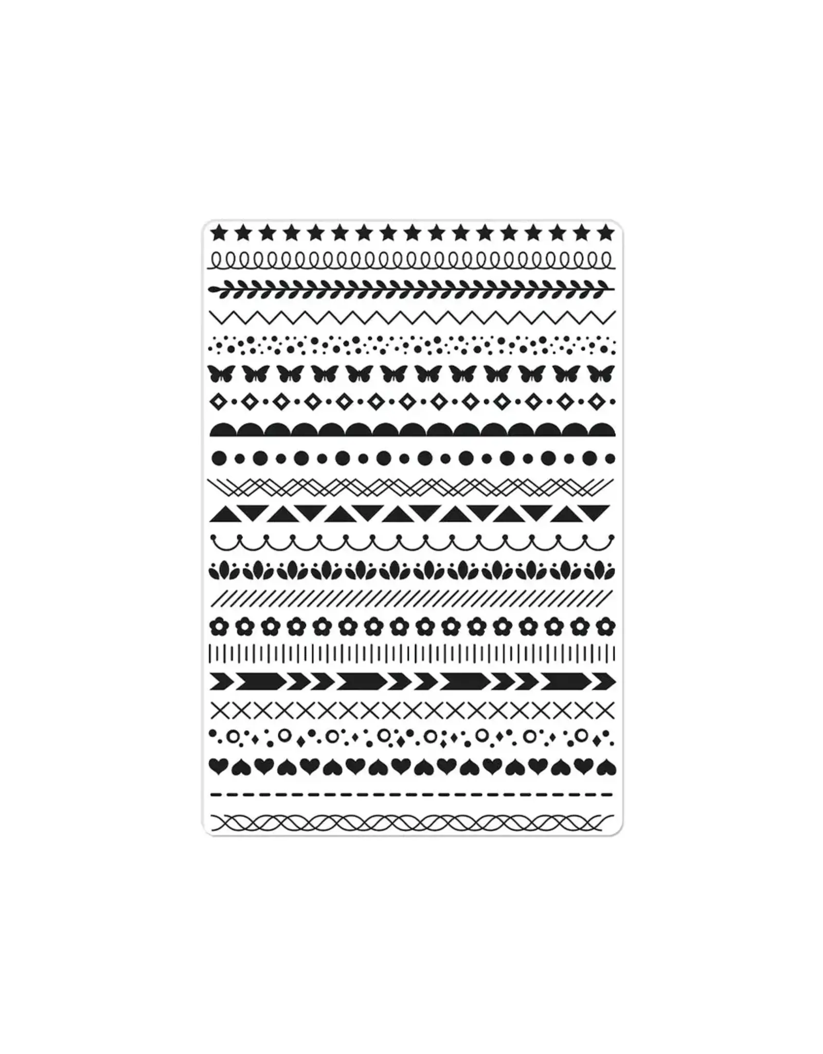 HERO ARTS HERO ARTS POLY CLEAR DECORATIVE STRIPS CLEAR STAMP
