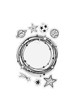 CRAFTERS COMPANION CRAFTERS COMPANION COSMIC COLLECTION ORBIT COLLECTION CLEAR STAMP SET