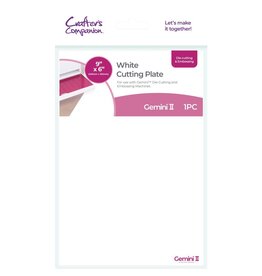CRAFTERS COMPANION CRAFTER'S COMPANION WHITE CUTTING PLATE FOR GEMINI II 6"X9"