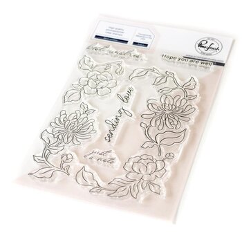 PINKFRESH PINKFRESH STUDIO BEST WISHES CLEAR STAMP SET
