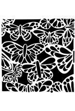 CRAFTERS WORKSHOP THE CRAFTERS WORKSHOP CATHLIN LARSEN BUTTERFLY BOUNTY 6x6 STENCIL