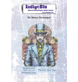 INDIGO BLU INDIGOBLU SIR HENRY FORTESQUE A6 CLING STAMP SET