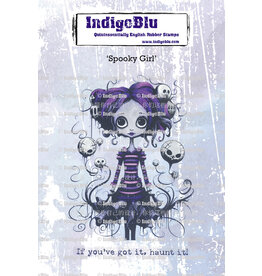 INDIGO BLU INDIGOBLU SPOOKY GIRL A6 CLING STAMP SET