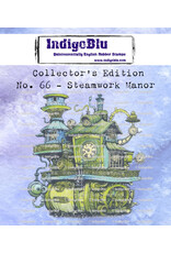 INDIGO BLU INDIGOBLU COLLECTOR'S EDITION NO. 66 STEAMWORK MANOR CLING STAMP