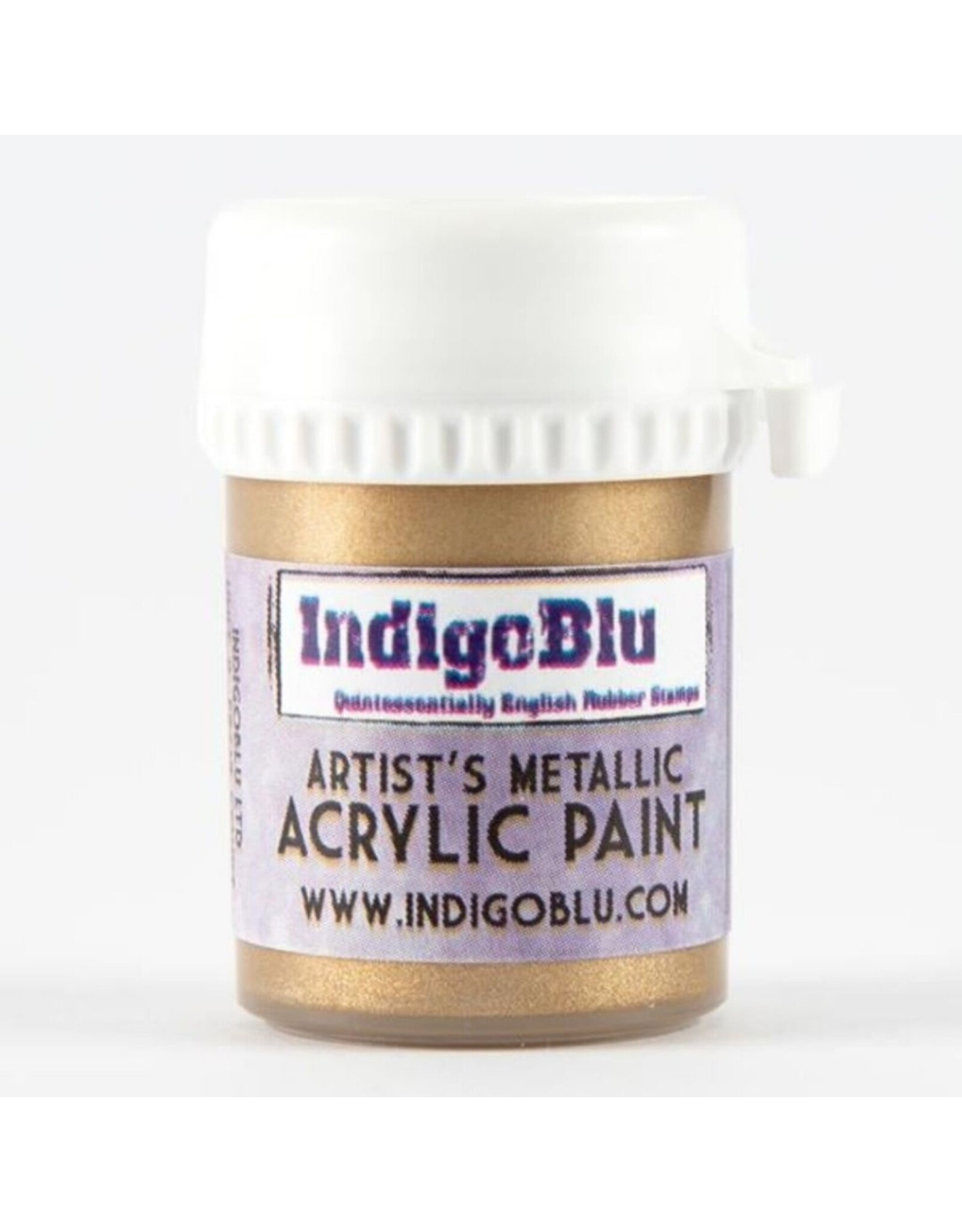 INDIGO BLU INDIGOBLU FOOL'S GOLD ARTIST'S METALLIC ACRYLIC PAINT 20ml