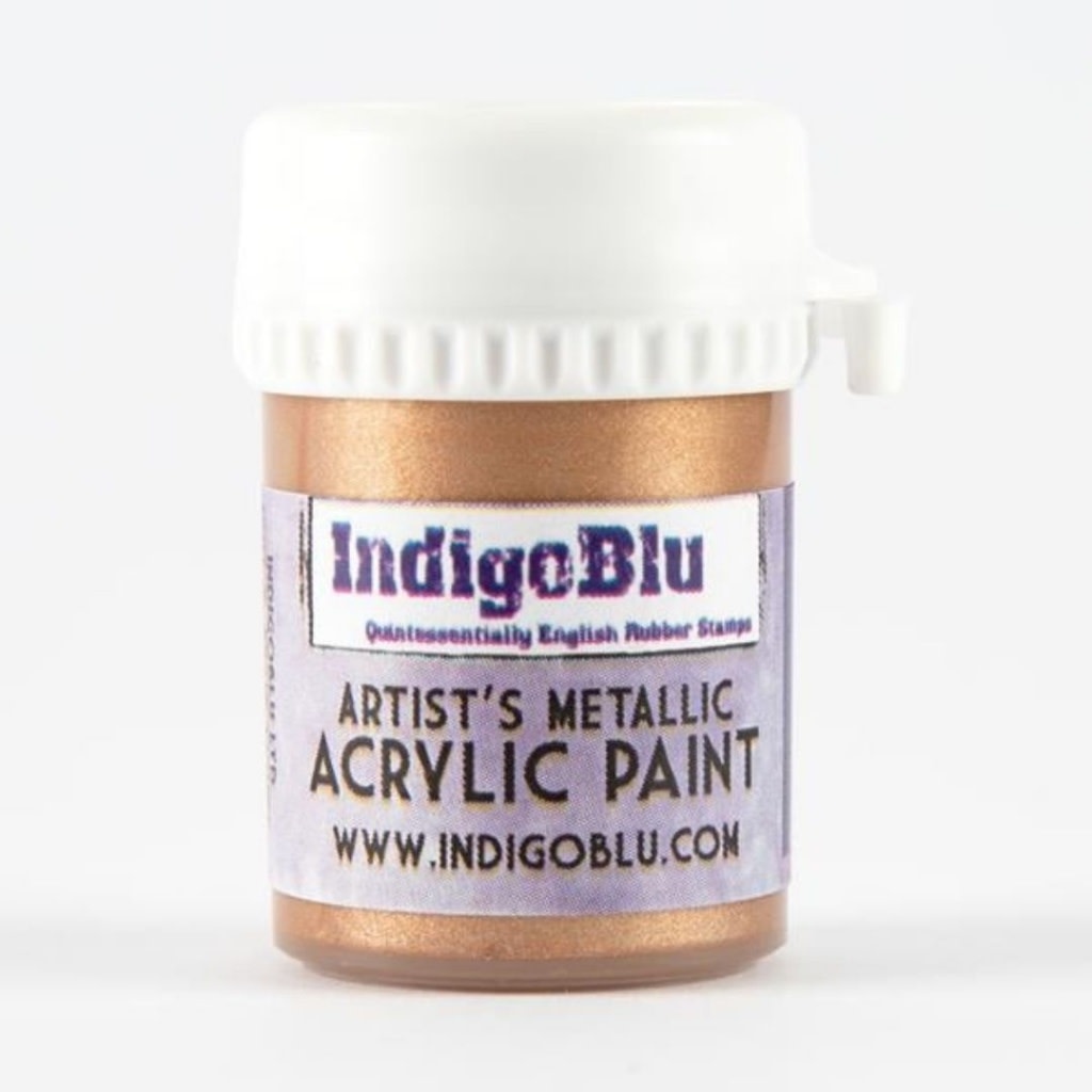 INDIGO BLU INDIGOBLU NEW PENNY ARTIST'S METALLIC ACRYLIC PAINT 20ml