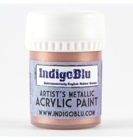 INDIGO BLU INDIGOBLU PINK CITY ARTIST'S METALLIC ACRYLIC PAINT 20ml