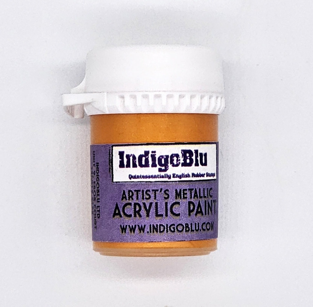 INDIGO BLU INDIGOBLU MARCH HARE ARTIST'S METALLIC ACRYLIC PAINT 20ml
