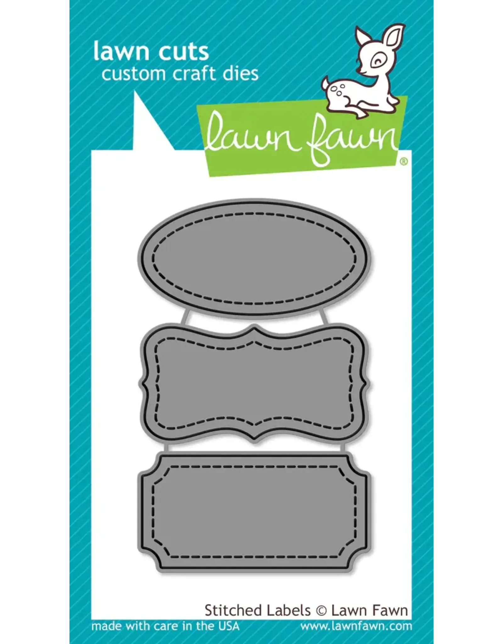 LAWN FAWN LAWN FAWN STITCHED LABELS DIE