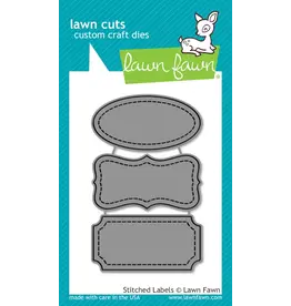 LAWN FAWN LAWN FAWN STITCHED LABELS DIE