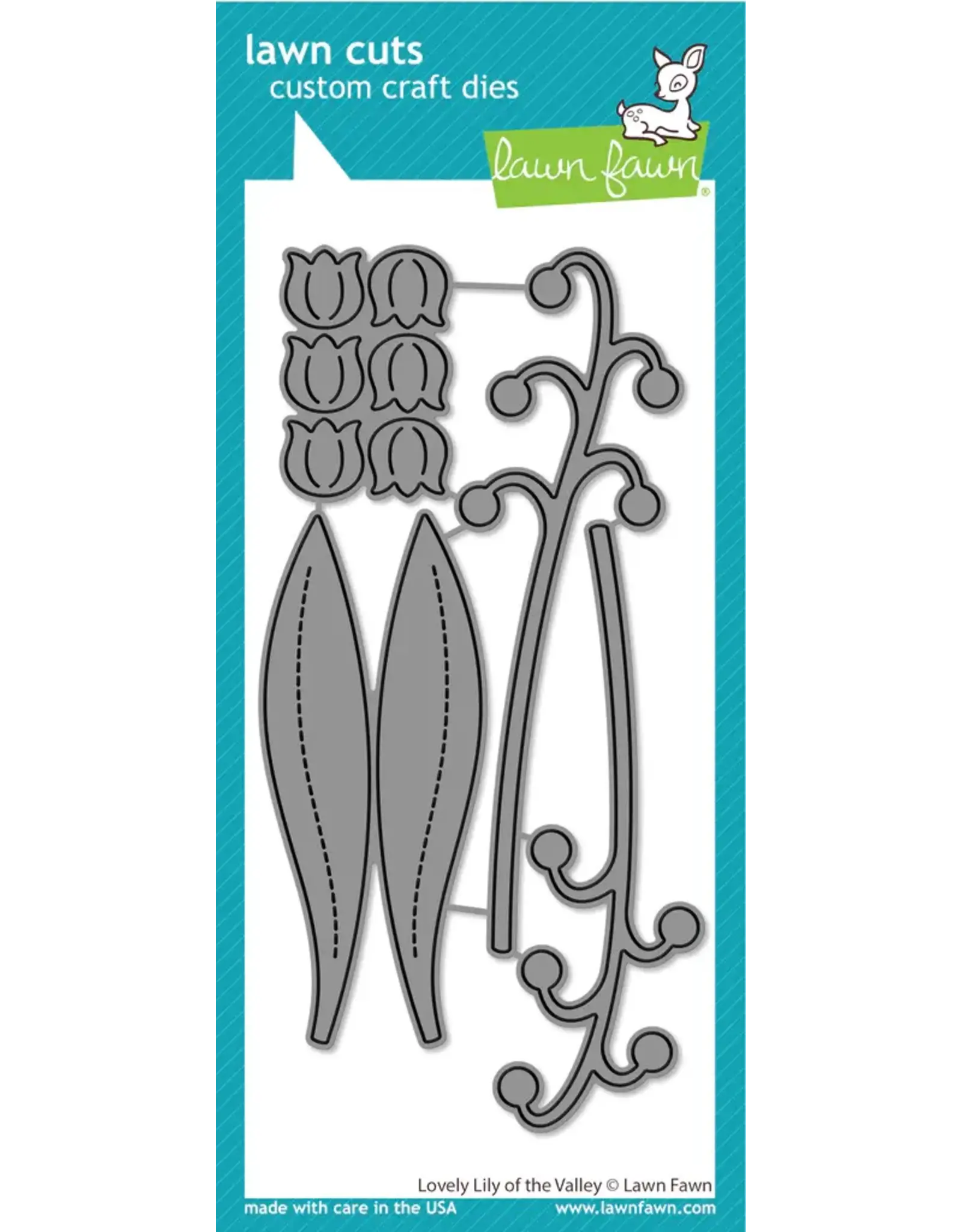 LAWN FAWN LAWN FAWN LOVELY LILY OF THE VALLEY DIE SET
