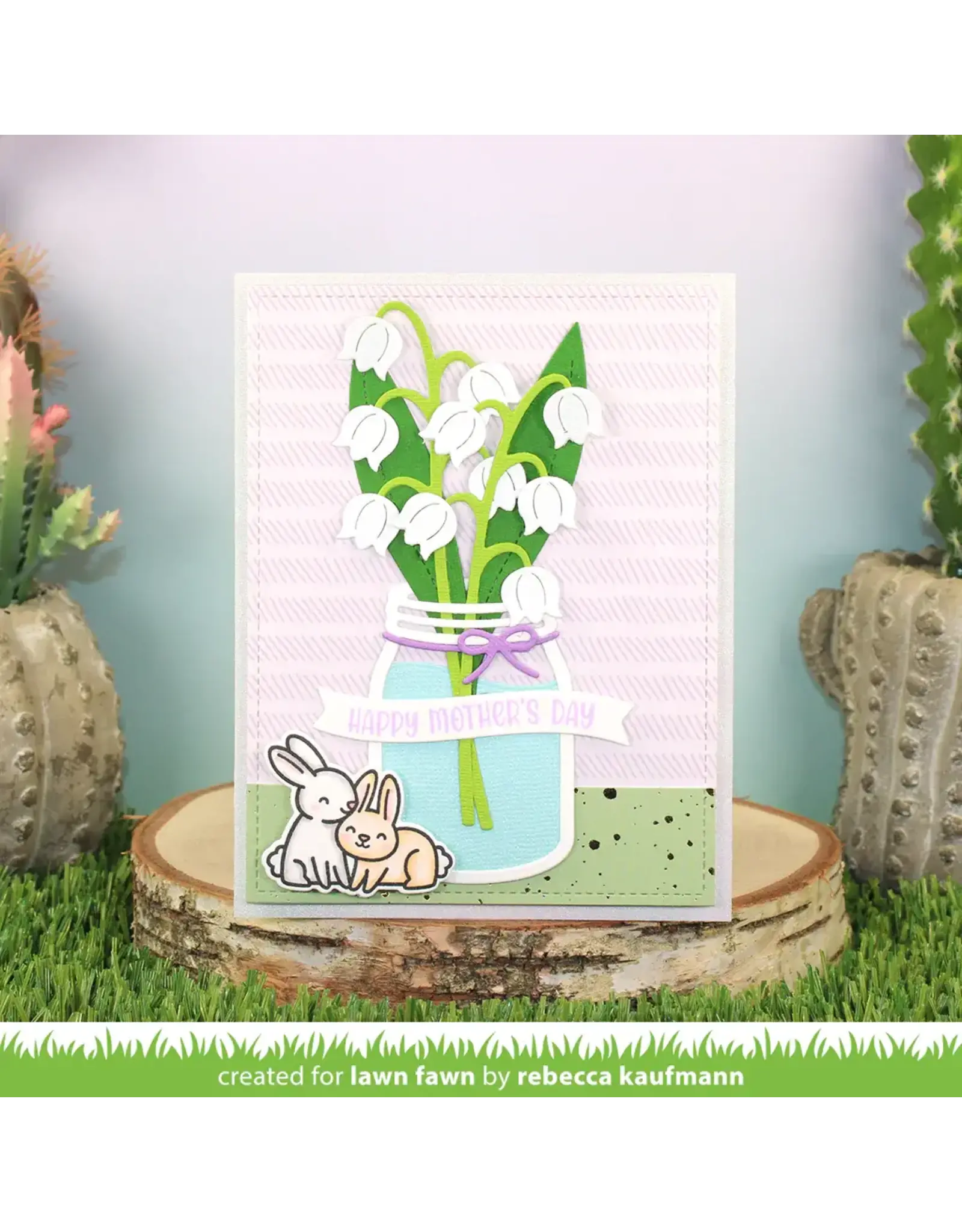 LAWN FAWN LAWN FAWN LOVELY LILY OF THE VALLEY DIE SET