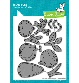 LAWN FAWN LAWN FAWN STITCHED ROOT VEGGIES DIE SET