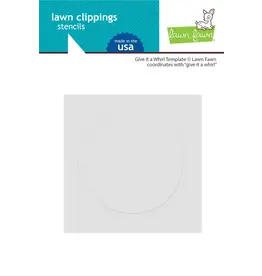 LAWN FAWN LAWN FAWN LAWN CLIPPINGS GIVE IT A WHIRL TEMPLATE