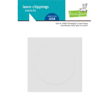 LAWN FAWN LAWN FAWN LAWN CLIPPINGS GIVE IT A WHIRL TEMPLATE