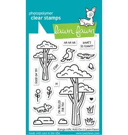 LAWN FAWN LAWN FAWN KANGA-RRIFIC ADD-ON CLEAR STAMP SET