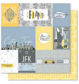 MES P'TITS CISEAUX MES P'TITS CISEAUX COLLECTION VERTICALITÉ URBAINE #6 12x12 CARDSTOCK