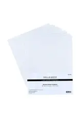 SPELLBINDERS SPELLBINDERS BRUSHED WHITE CARD SHOPPE ESSENTIALS CARDSTOCK 8.5x11 10/PK