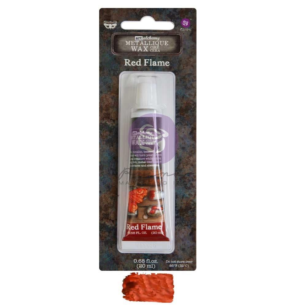 PRIMA PRIMA FINNABAIR ART ALCHEMY RED FLAME METALLIC WAX