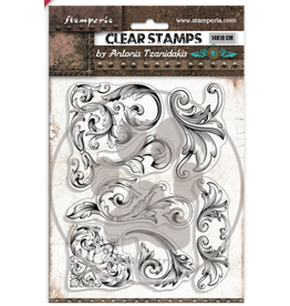 STAMPERIA STAMPERIA ANTONIS TZANIDAKIS SIR VAGABOND IN FANTASY WORLD GREEKS CLEAR STAMP SET