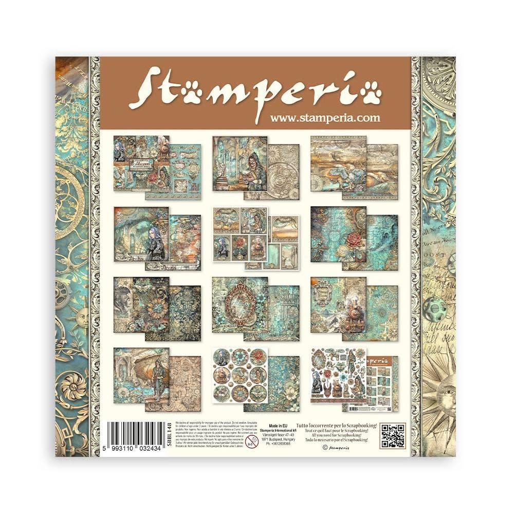 STAMPERIA STAMPERIA ANTONIS TZANIDAKIS SIR VAGABOND IN FANTASY WORLD 12X12 COLLECTION PACK 10 SHEETS