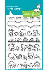 LAWN FAWN LAWN FAWN SIMPLE CELEBRATE MORE CRITTERS CLEAR STAMP AND DIE SET