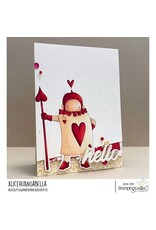 STAMPING BELLA STAMPING BELLA TINY TOWNIE COLLECTION TINY TOWNIE WONDERLAND PLAYING CARD GUARD CLING STAMP