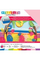 AMERICAN CRAFTS AMERICAN CRAFTS PRECISION  PRIMARY/TEXTURED CARDSTOCK 12X12 60PK