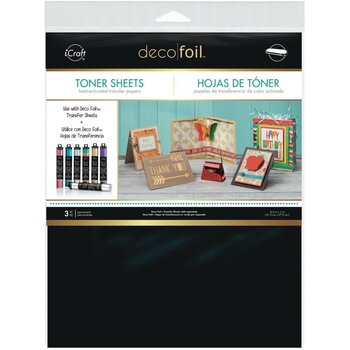 THERMOWEB ICRAFT DECO FOIL TONER SHEETS 8.5X11 3PK