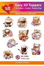 HEARTY CRAFTS HEARTY CRAFTS COFFEE CUPS EASY 3D TOPPERS