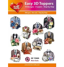 HEARTY CRAFTS HEARTY CRAFTS MEN SUITS EASY 3D TOPPERS