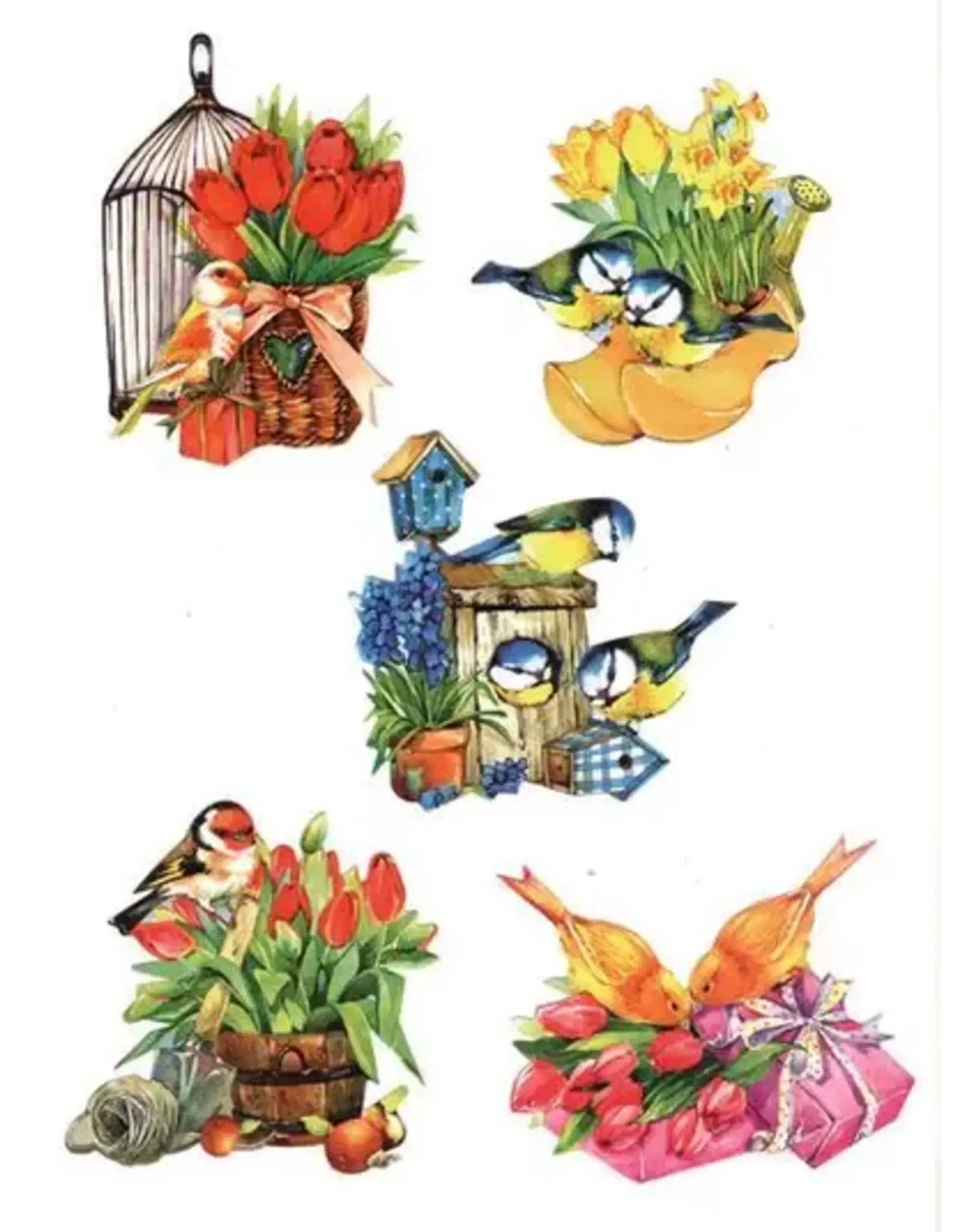 HEARTY CRAFTS HEARTY CRAFTS BIRDS & FLOWERS EASY 3D TOPPERS