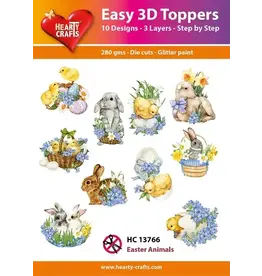 HEARTY CRAFTS HEARTY CRAFTS EASTER ANIMALS EASY 3D TOPPERS