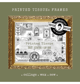 PAPER ARTSY PAPER ARTSY HOT PICKS PRINTED TISSUE-FRAMES COLLAGE PAPER 4 SHEETS