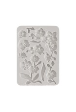 STAMPERIA STAMPERIA ORCHIDS AND CATS ORCHIDS A5 SILICON MOULD