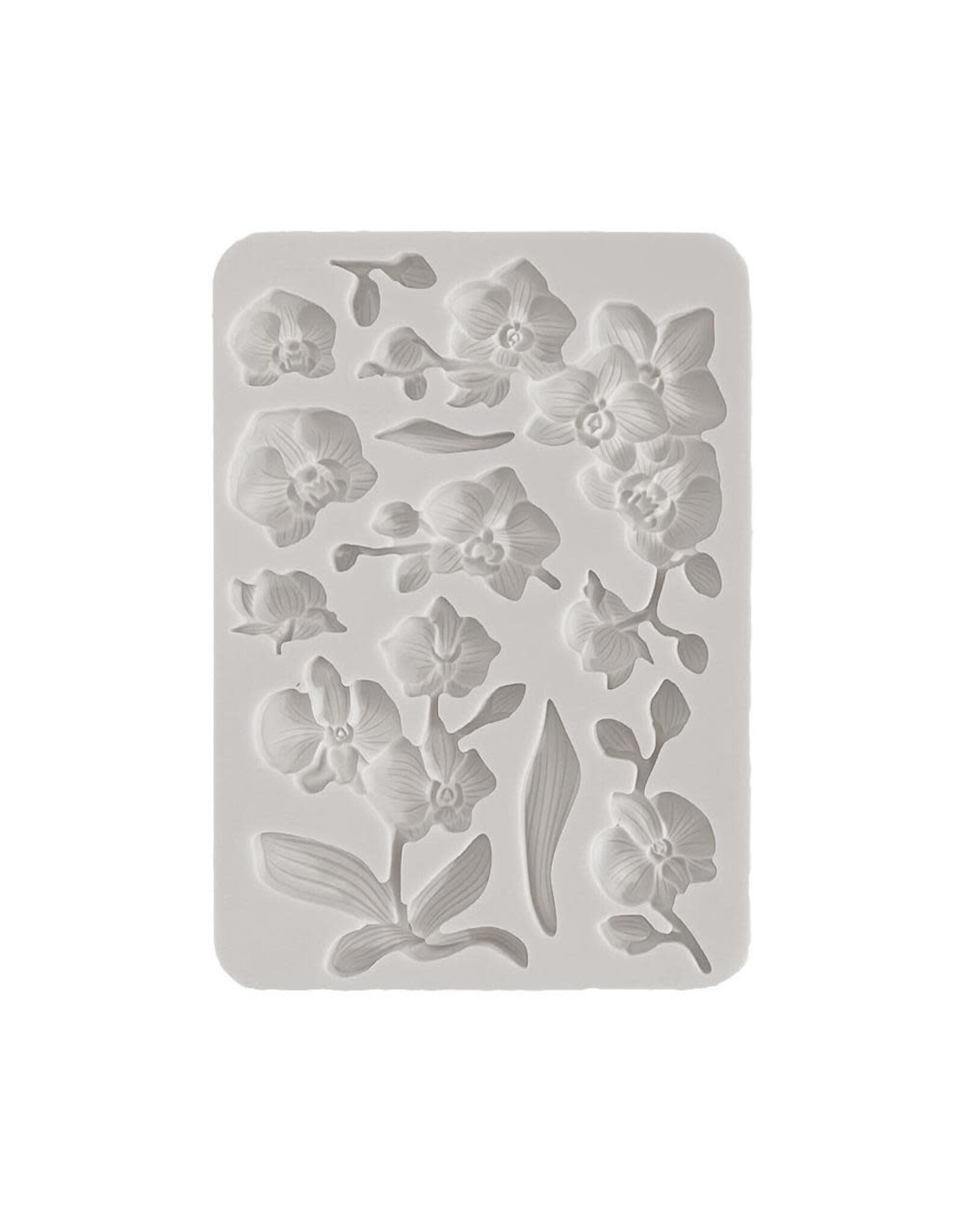 STAMPERIA STAMPERIA ORCHIDS AND CATS ORCHIDS A5 SILICON MOULD