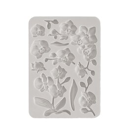 STAMPERIA STAMPERIA ORCHIDS AND CATS ORCHIDS A5 SILICONE MOULD