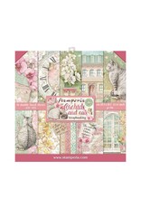 STAMPERIA STAMPERIA ORCHIDS AND CATS 8x8 PAPER PACK 10 SHEETS