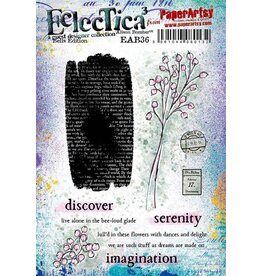 PAPER ARTSY PAPER ARTSY ECLECTICA ALISON BOMBER BELLS EDITION EAB38 CLING STAMP SET
