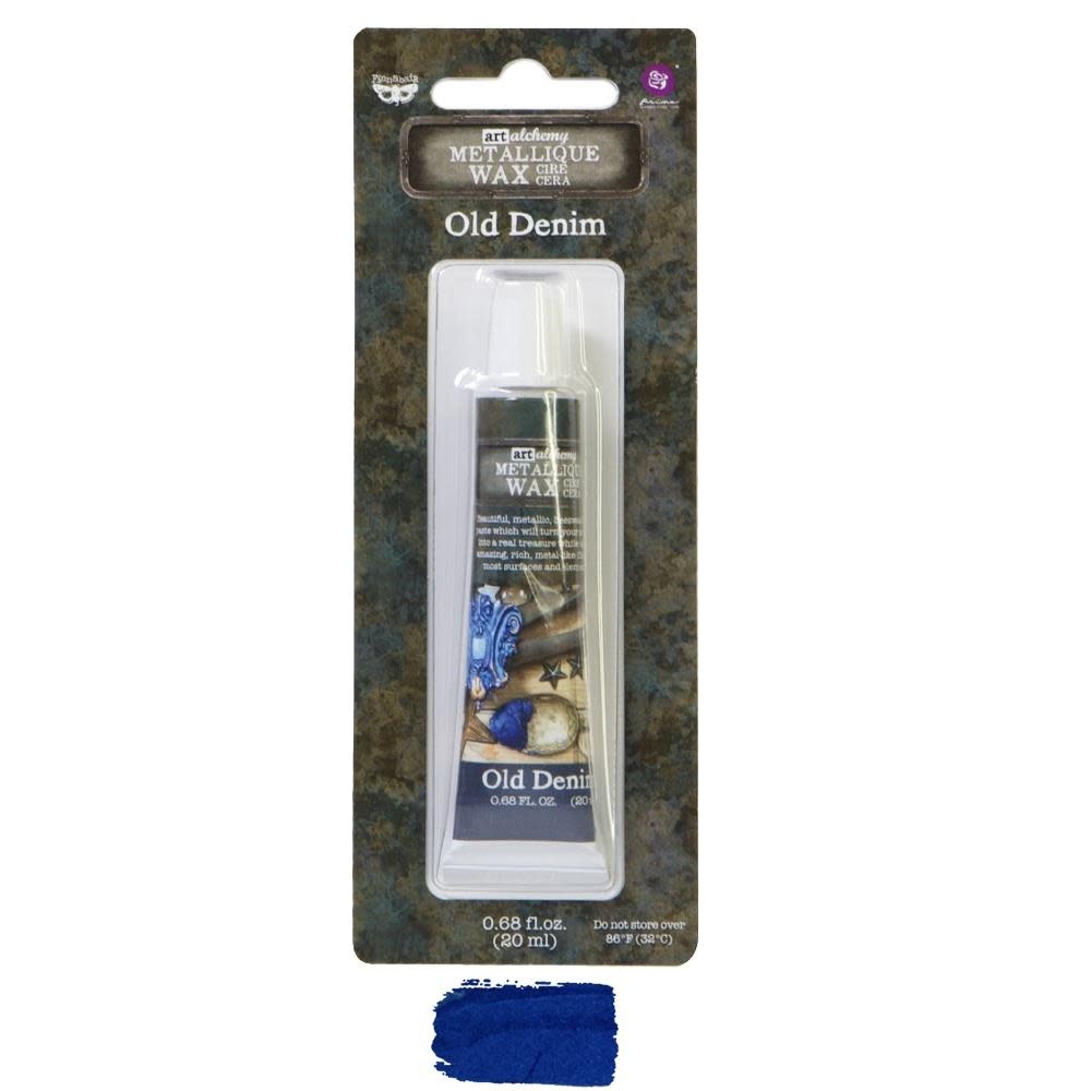 PRIMA PRIMA FINNABAIR ART ALCHEMY OLD DENIM METALLIC WAX