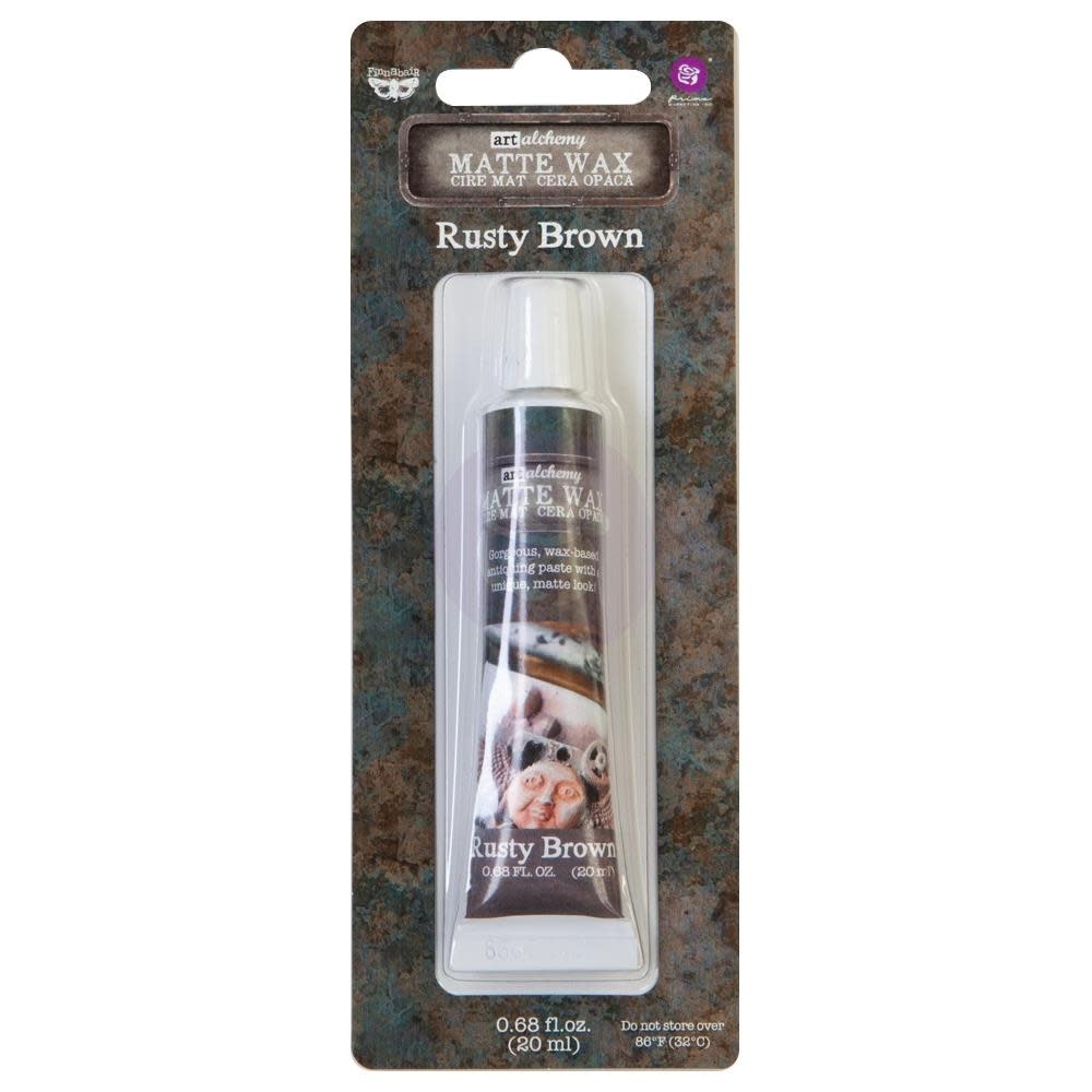 PRIMA PRIMA FINNABAIR ART ALCHEMY RUSTY BROWN MATTE WAX