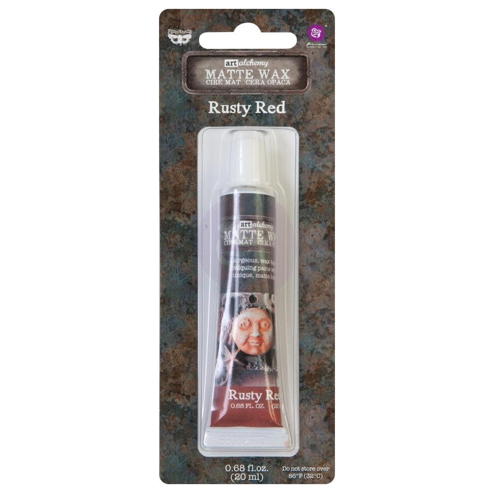 PRIMA PRIMA FINNABAIR ART ALCHEMY RUSTY RED MATTE WAX