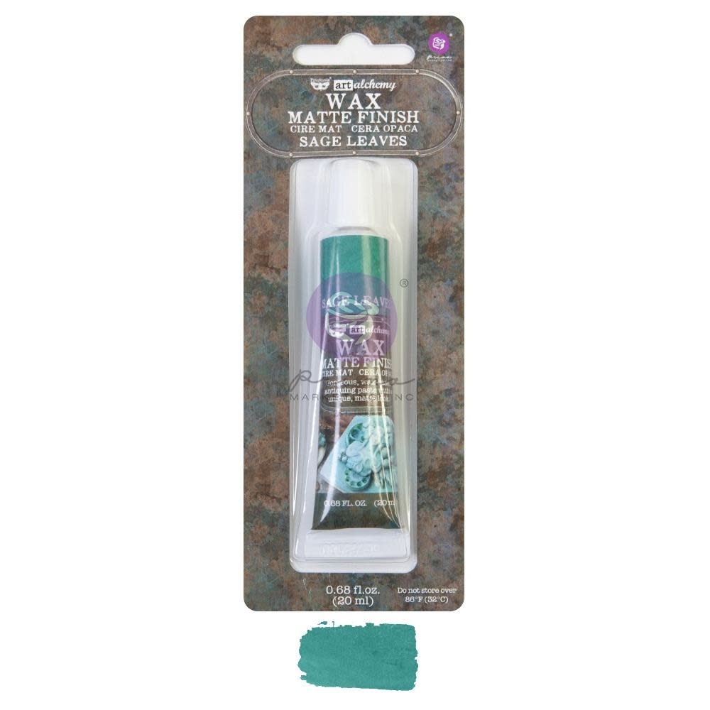 PRIMA PRIMA FINNABAIR ART ALCHEMY SAGE LEAVES MATTE WAX
